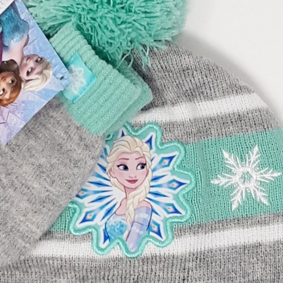Disney Frozen Anna & Elsa Hat & Glove Set - Picture 4 of 5